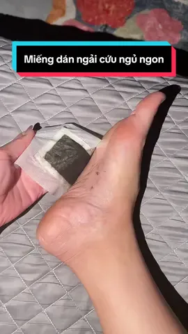 Dán vô cái là ngủ lì bì luôn, ngủ khoẻ re#miengdanngaicuu #miengdanchanthaidoc 