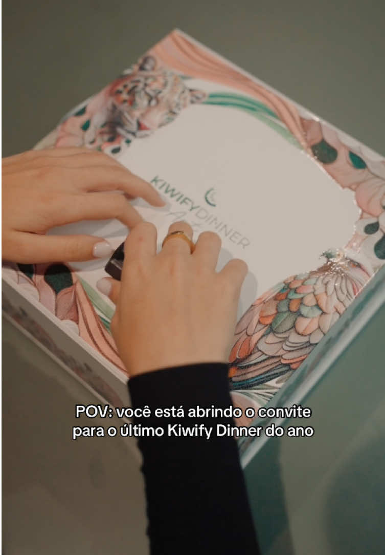 Amanhã, o invisível se revela. O Kiwify Dinner Art está chegando.