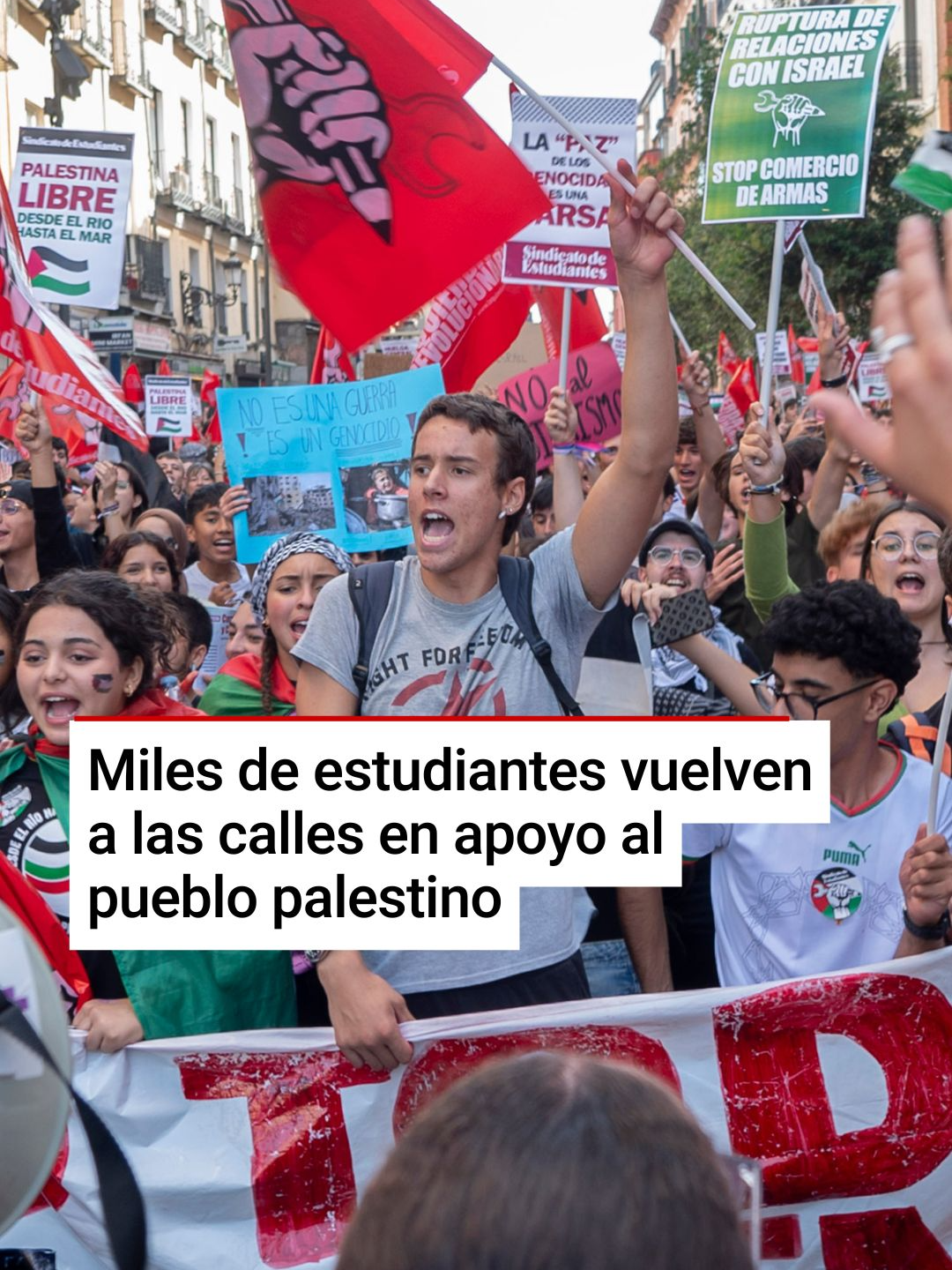 Estudiantes han vuelto a salir este miércoles a las calles de 40 ciudades españoles con el objetivo de 
