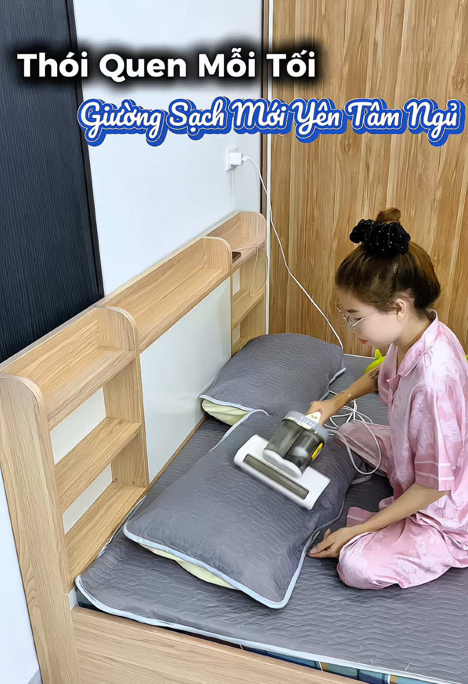 Tối nào không hút là chịu không nổi 🥲 #xuhuong #thuythichmuado #thuỳ_mua_rồi_review #ttlktiktokshop #Máy_hút_bụi_giường_nệm_Tjean 