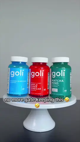 Goli 3 pack! #goli #applecidervinegargummies #ashwagandha #matchamind #goli3pack 