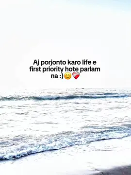 Aj porjonto karo life e first priority hote parlam na :)😊❤️‍🩹#foryou #foryoupage #bdtiktokofficial #unfrezzmyaccount #views @TikTok @TikTok Bangladesh @For You House ⍟ 