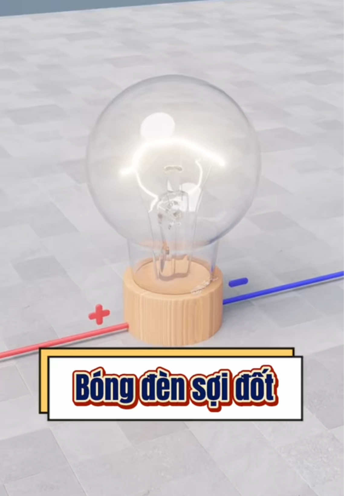 Xin chúc mừng, bạn vĩ đại đã phát minh ra bóng đèn sợi đốt. #kienthucthuvi #khamphathegioi #viral #fyp 