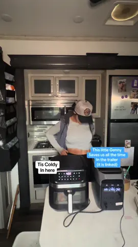 Power’s Out but That won’t stop us!! So grateful for this little Genny!#sahm #ecoflow #bluecollarwife #rv #electricgenerator 