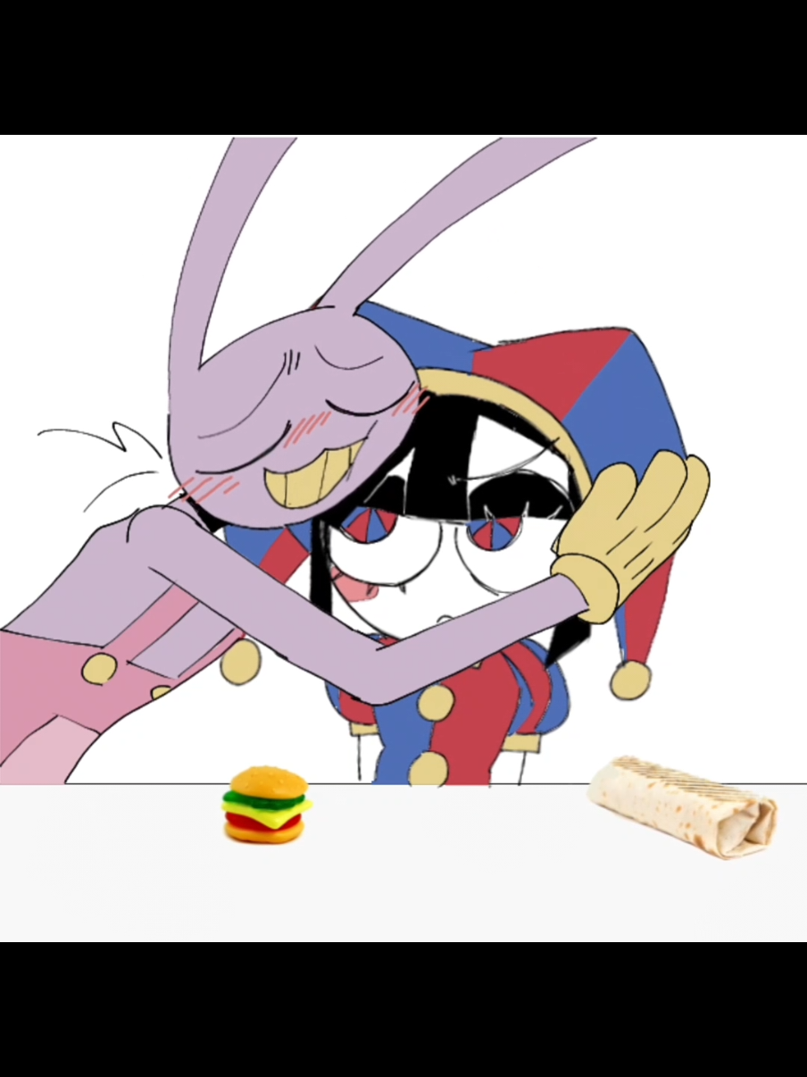 Jax thinks his wife is too small (well she's actually small😔) #funnybunny #jax #pomni #fyp #fyppppppppppppppppppppppp 