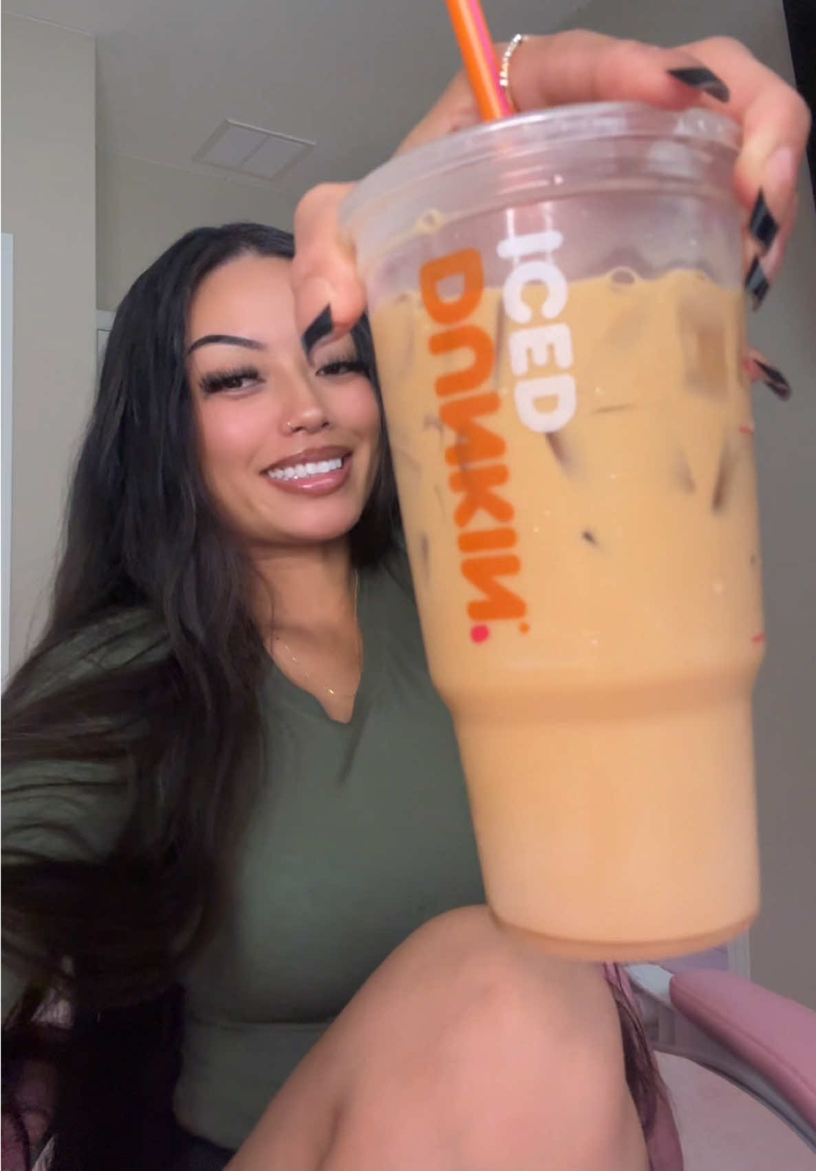 Yall already know me with my dunkin ☕️🩷 #dunkin #dunkindonuts #icedcoffee #coffee #coffeetiktok  @Dunkin' I love you!🧡