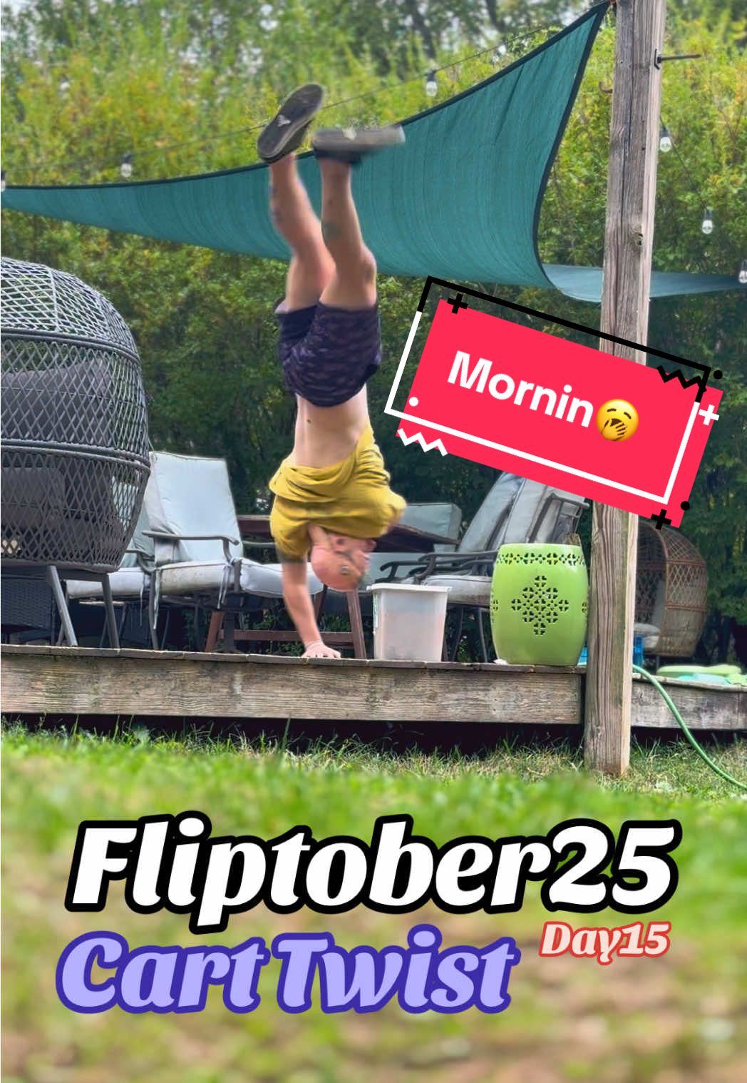 I got up early for this🌅 #parkour #tricking #fliptober #morning 