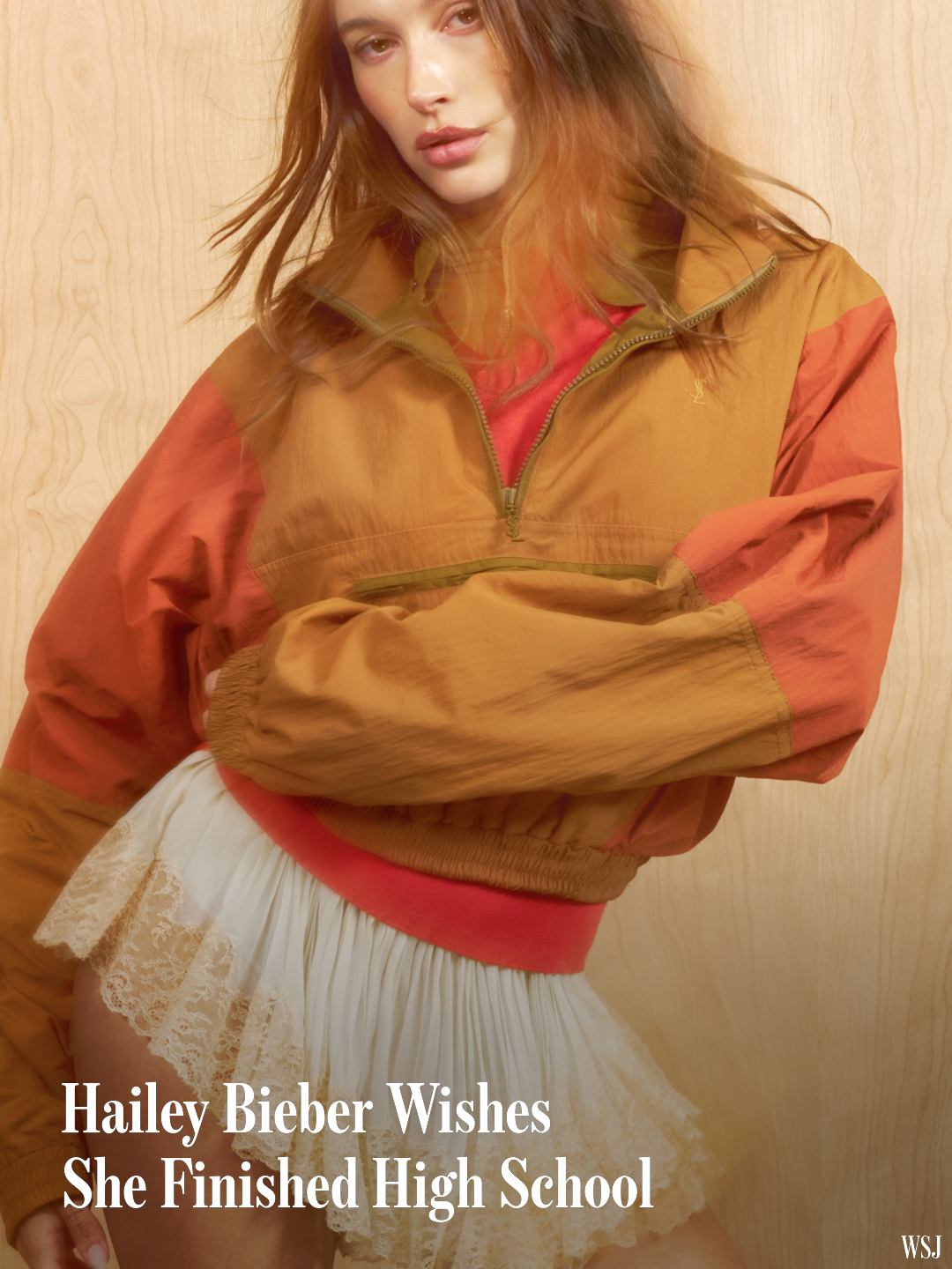 Rhode founder Hailey Bieber said she wishes she finished high school. 📷: Marili Andre for WSJ. Magazine #HaileyBieber  #Bieber  #Rhode  #wsj  #wsjmagazine