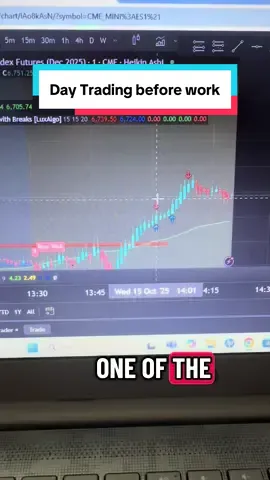 POV: I’m happy about making $48 in seconds before work. I am growing a small account so very proud of my little profit. #daytrading #stock #financialfreedom #invest 