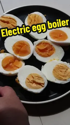 Use this electric egg boiler to make perfectly cooked boiled or steamed eggs! #PinoyFoodie #FoodTok #Recipe #egg #electriceggboiler 