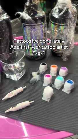 tattoo dump as of lately ʕ•ᴥ•ʔ I graduated my apprenticeship earlier this year in June but I still am learning everyday!! I’m grateful for my progress and mentors !!!! Booking thru insta- @nikkia.tattoo #fyp #iowa #tattoos #secondgen #tattooartist 