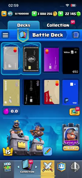 Ciclo de cartão de crédito no Clash Royale 😂 #clashroyale 