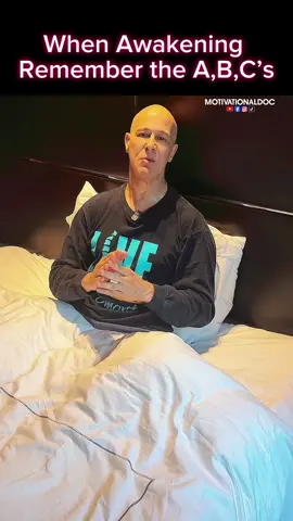 Remember the A, B, C’s in the Morning!  #drmandell #health #healing #skin #bed