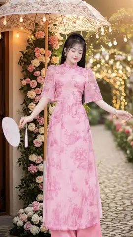 #CapCut áo dài nữ cách tân Tư vân bốn tà tay loa tơ voan ✨ #ÁoDàiCáchTân #ÁoDàiTơVoan #ÁoDàiHồngPhấn #PhongCáchNàngThơ   