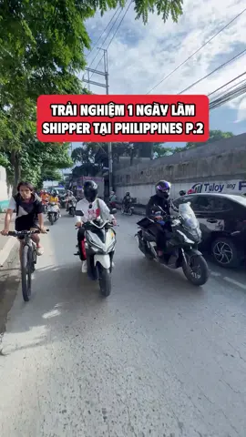 Trải nghiệm 1 ngày làm shipper tại Philippines (P.2) #lokitran #gpx #shipper #xuhuongtiktok #khoinghiep 