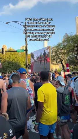 @Chicago Marathon I loved this! @TCS New York City Marathon did it too and I cried 🥹 #fyp #marathon #chicagomarathon #runtok #Running 