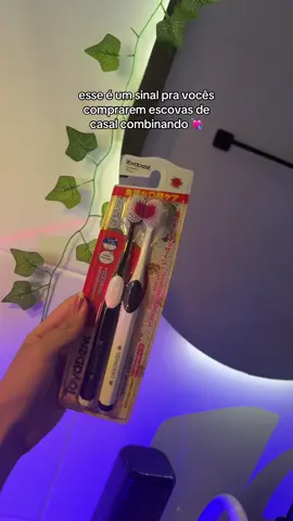 Essa escova de dente virou meu novo xodó 🥺❤️ #escovadedente #casal #fyp #tiktokshop 