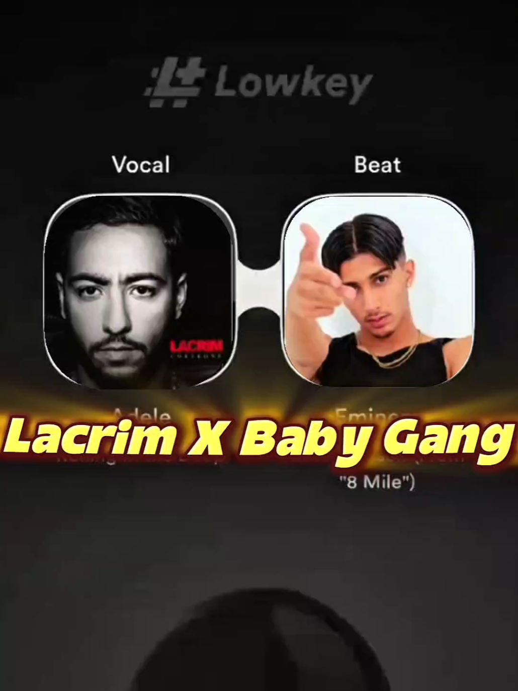 download lowkeyremix.com now to make the best mushaps #tipografia #remix #lacrim #babygang #viral 