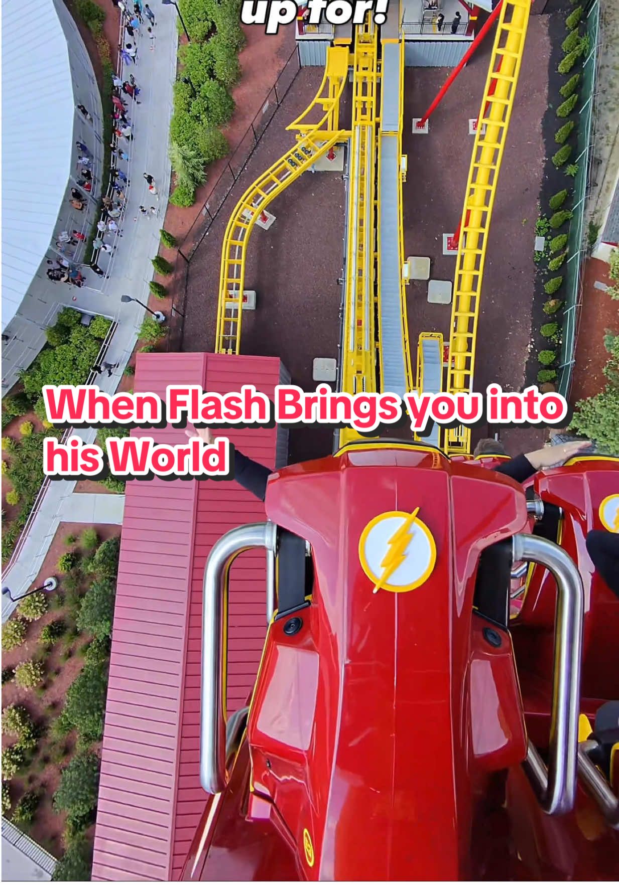 The flash terminal velocity at Six Flags great adventure it’s too extreme of a roller coaster for me! #flashterminalvelocity #sixflagsgreatadventure #rollercoaster #theflash #themepark 