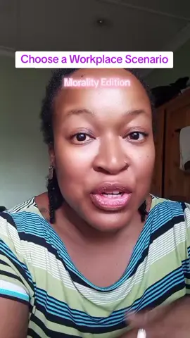 Would you choose A or B? And it's all hypothetical, promise I'm not judging you for your answer🤗 #powerfullymindful #workplace #chooseone #fyp 