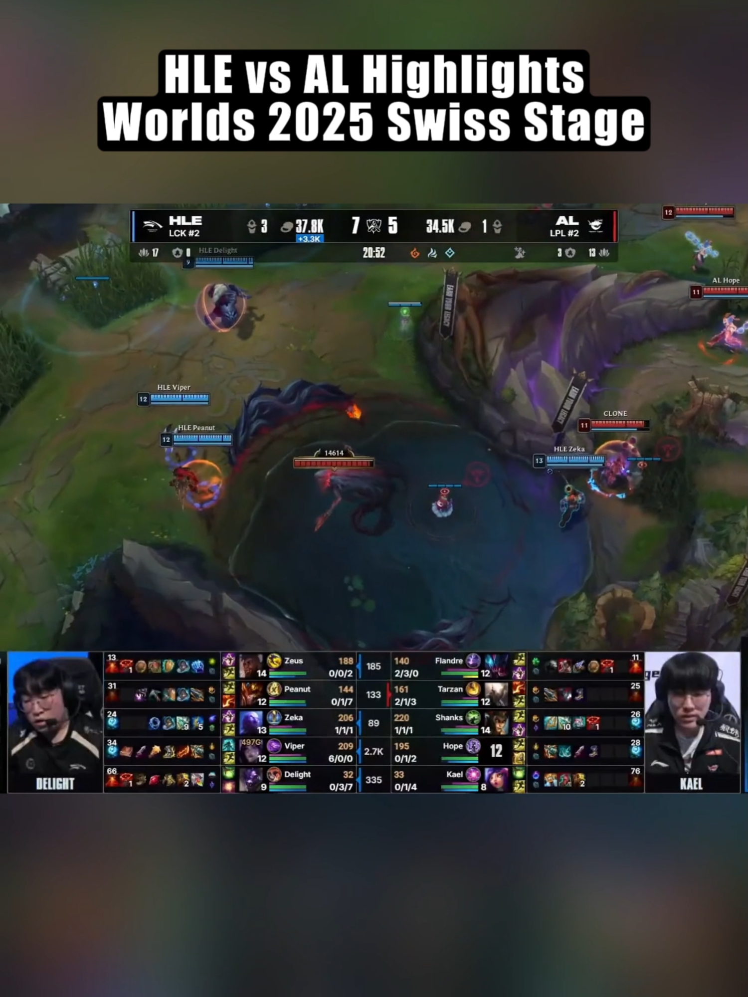 HLE vs AL Highlights #worlds2025 #leagueoflegends #lolesports