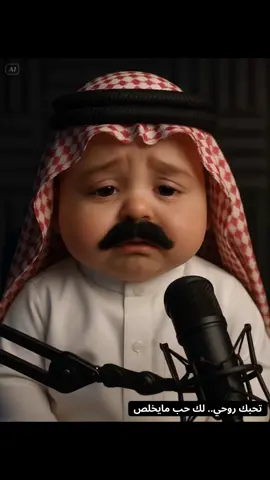 آه منك ومن عنادك … رعد الناصري #طرب #عراق #ذكاء_اصطناعي #cutebaby 