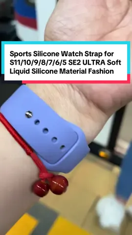 Sports Silicone Watch Strap for S11/10/9/8/7/6/5 SE2 ULTRA Soft Liquid Silicone Material Fashion Watch Strap for iWatch 49MM 46 45 44 42 41 40 38 Silicone Sports Watch Strap #iwatch  #applewatch  #strap  #engagementisthekey  #foryoupages 