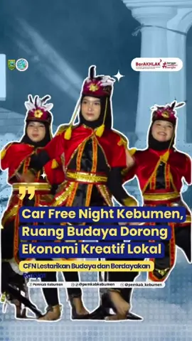 Malam minggu di Alun-alun Pancasila terasa istimewa  Lewat pementasan “The Tales of Gunung Wurung”, kita diajak mengenal kekayaan geologi dan budaya Kebumen yang luar biasa  Pemkab Kebumen terus mendukung ruang ekspresi bagi para seniman dan pelaku ekonomi kreatif untuk tumbuh bersama dan memperkuat identitas daerah  #pemkabkebumen #carfreenightkebumen #KebumenBerbudaya #geoparkkebumen #TheTalesOfGunungWurung