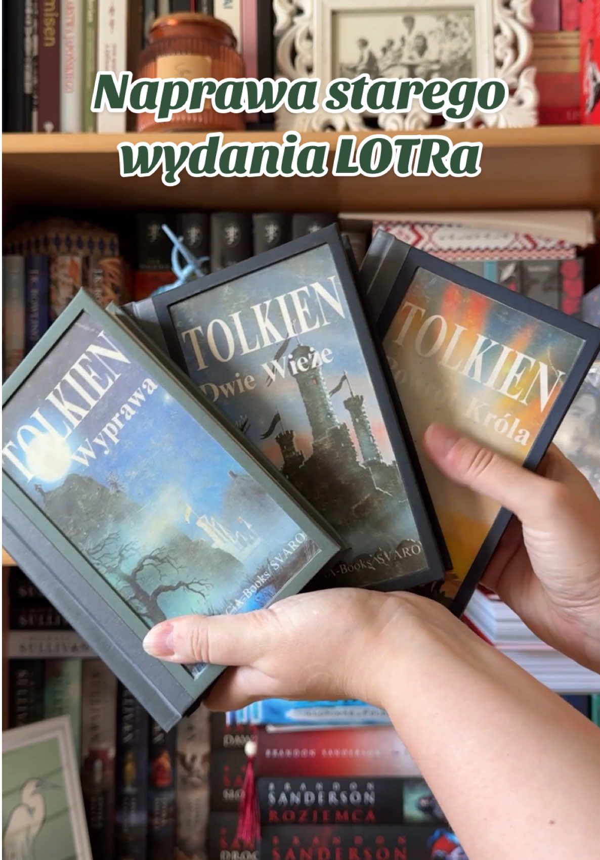Zapraszam na epicką podróż do Śródziemia 🔥 #bookbinding #booktokpolska #lotr #małybiznes #bookmedia 