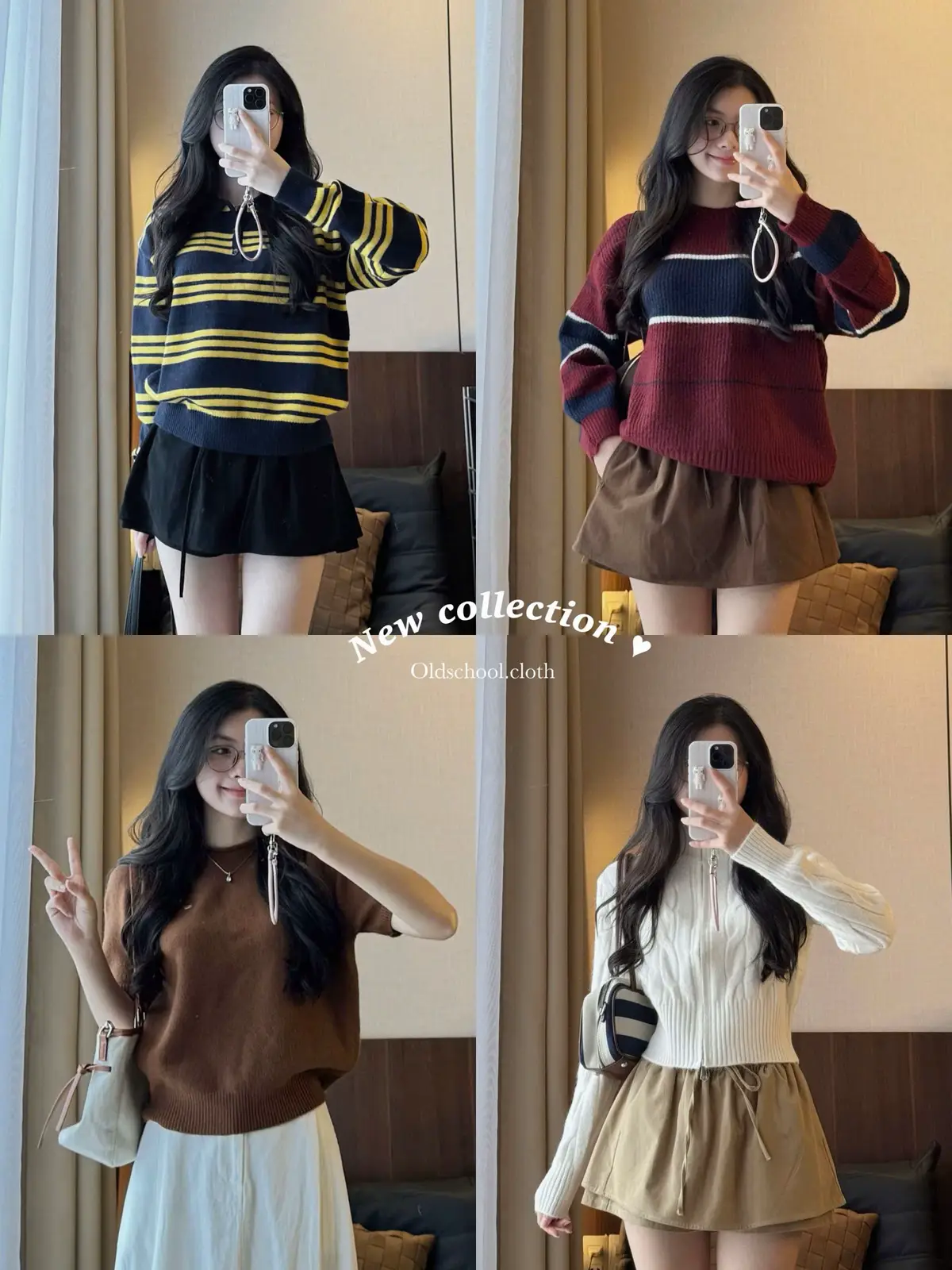 Chèn ơi nghe bảo có không khí lạnh sắp về rùi em lên áo len liền các bác ơii 🍂🫶🏻#xuhuongtiktok #cardigan #outfitideas #dilammacgi 