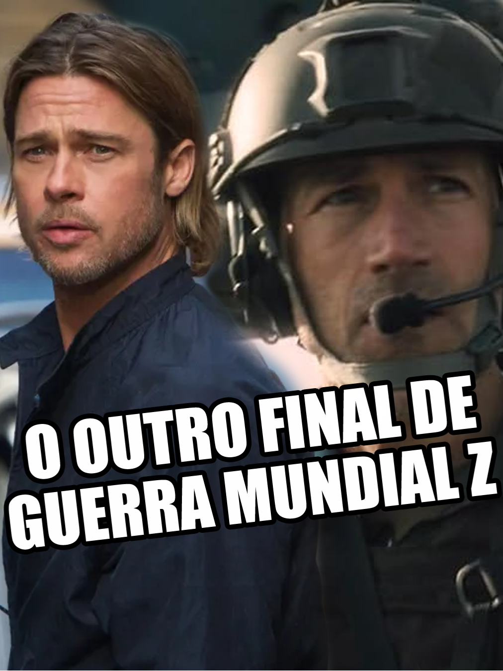Guerra mundial Z teve um outro final gravado e mudava muito a história.  #guerramundialz #worldwarz #zumbi #zombie #lost #mathewfox #bradpitt