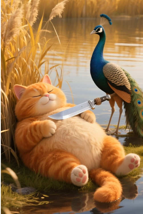 #cartoon #cutecat #fatorangecat 