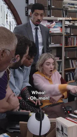 Corporate America is shaking rn 😭 All episodes of #ThePaper are streaming on Peacock. #Comedy #Sitcom 