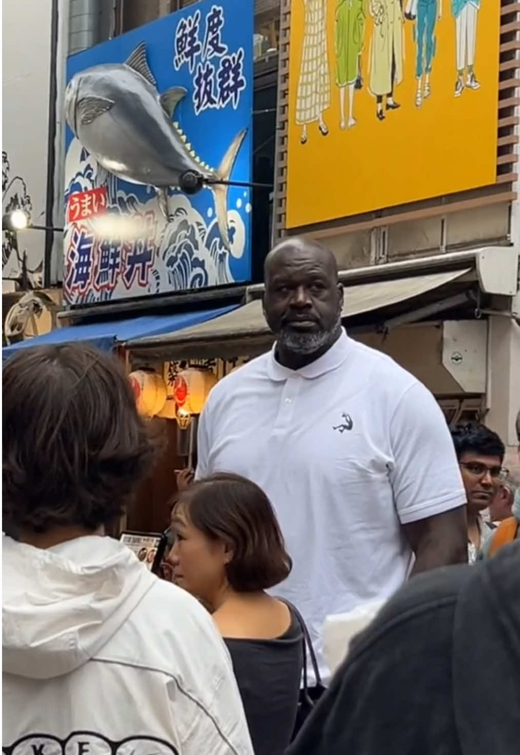 #Shaq appearance in Tokyo #shibuya #djdiesel #japan #shaquilleoneal 