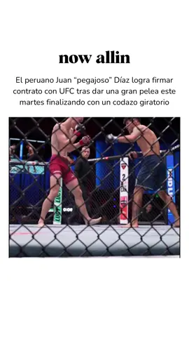 Tremenda finalización del peruano Juan Díaz en el Dana White’s Contender Series #DWCS y ha ganado su pase a UFC  #juandiaz #mma #peru #UFC