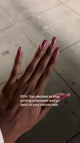 My natural nails are actually so healthy #nails #nailgrowth #fallnails 