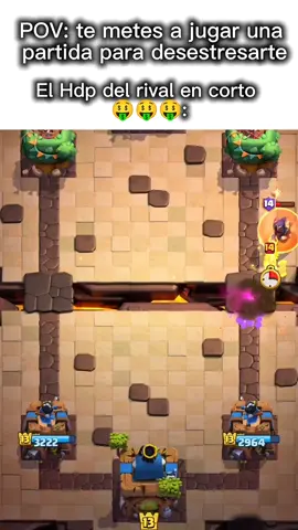 todo un HDP el rival 🤑🤑🤑 #clashitoroyale #subircopas #clashroyalememes #todoalnvl14  #quieroqueserepitalaocasion 