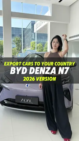 We are global car trade experts. We have a large inventory of 2026 car models. If you are looking to import vehicles, please contact me.#carexport #chinacars #bydcars #byddenza #phev #denzaN7 #腾势n7 #evcar #ev 