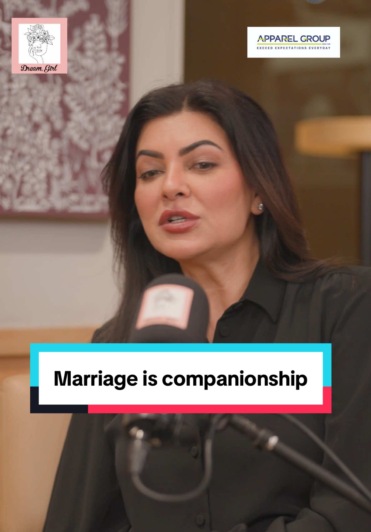 Marriage is companionship 🫶🏼✨ Sushmita Sen shared so many gems on the podcast this week, have you watched it yet??  This episode is brought to you by @Tim Hortons by @Apparel Group and filmed at Tim Hortons location too, as part of our special Dream, Girl India Edition, celebrating women who inspire through courage, authenticity, and power.  #bollywood #sushmitasen #missuniverse @Club Apparel 