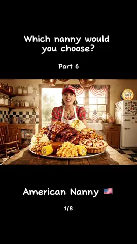 Which nanny would you choose? Part 6 #chooseone #nanny #aifood #asmr #asmrfood 