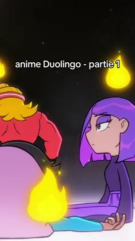 l'épisode 1 de mon anime est enfin là la team #duolingo #anime 