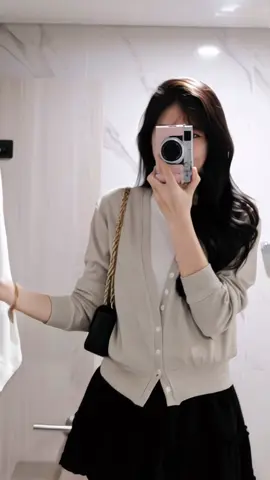 Set Áo Len Cadigan Kèm Áo Ba Lỗ Nhiều Khuy Dày Dặn #aolennu #aocardigan #set2mon #thoitrangnu #xuhuong 