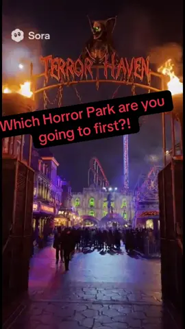 Why can’t we make Horror Theme Parks like this😭#amusementpark #themepark #horror #horrormovie #scary 