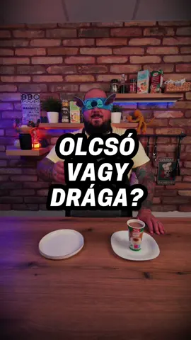 Olcsó vagy Drága? Teszteltünk, összehasonlítottunk pár drága ételt/italt a hasonló, olcsóbb, sajátmárkás verziójával. Szerinted melyik a jobb!? #kaja #FoodTok #brgs #dupe #olcsóvsdrága 