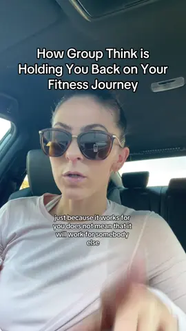 Your unique perspective on life in general and your own unique life is too precious to get lost in the group think!🫶🏻 #groupthink #fitnessjourney 