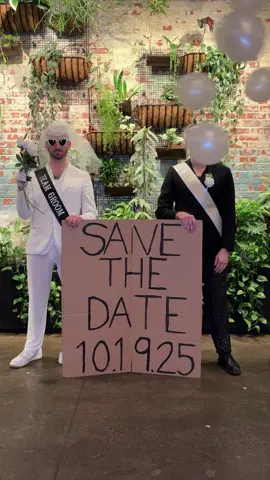 WEDDING LOADING… 💍 #gaywedding #weddingcontent #savethedate 