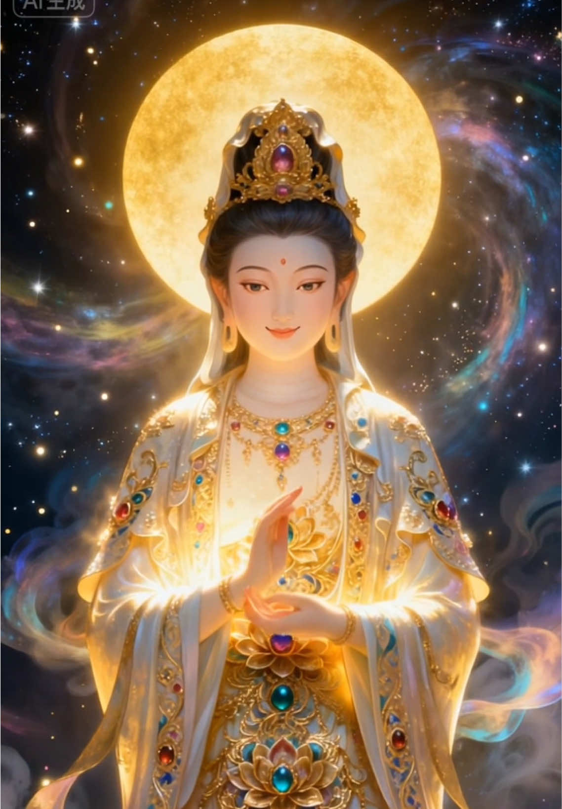 May Guanyin Bodhisattva bless your family. 嗡（ong）嘛（ma）呢（ni）叭（bei）咪（mei）吽（hong） #พระพุทธเจ้ามหาศาสดาโลก #buddhistmantra见者翻身🙏🏻 #พระพุทธศาสนา #buddha #MindfulMoment 