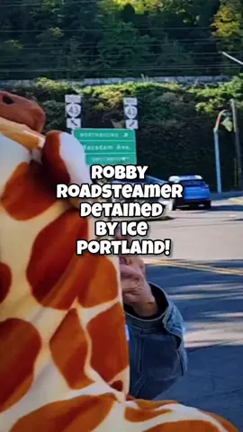 Political activist @Robby Roadsteamer has reportedly been detained by ICE agents following a protest in Portland. We’re still waiting on updates about his whereabouts. Spread the word : citizens are now being detained for speaking out. This is what a police state looks like. #RobbyRodesteamer #Portland #ICE #FreeSpeech #PoliceState     