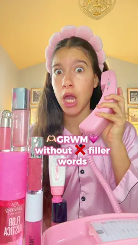 this was extremely hard to do!!  @Bubble Skincare  #grwm #getreadywithme #fillerwords #fyp