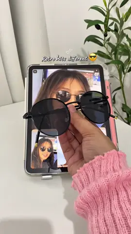Vintage feels, bagong look 🕶️ ala Kathryn vibes tayo☺️🕶️ Pa-summer look kahit wala sa beach ☀️ #RetroStyle #VintageVibes #RetroSunnies #RoundSunglasses #TimelessStyle 